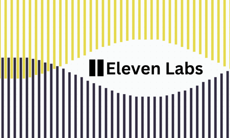 Screenshot of Eleven Labs website homepage featuring Prime Voice AI speech generation platform